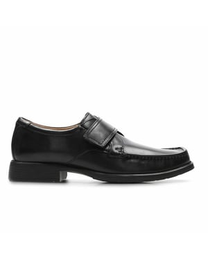 Clarks Huckley Roll Mens Black Shoes