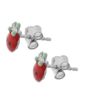 Orphelia 'Apple' Kinder 925 Sterling Zilveren Stud Oorbellen - Zilver ZO-7149