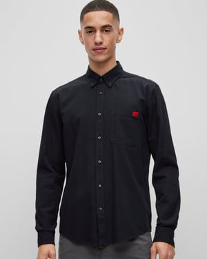 HUGO Evito Slim Fit Heren Langsleeve Shirt