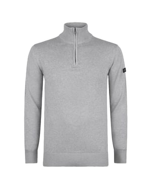 PRESLY & SUN Lewis zip knitted pullover