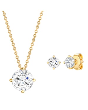 Rafaela Donata Female Sterling Silver Set (Necklace + Earring)