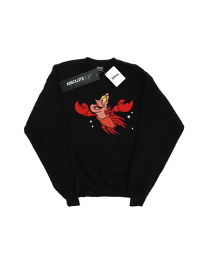 Disney Dames/Dames De Kleine Zeemeermin Sebastian Bubbels Sweatshirt (Zwart)