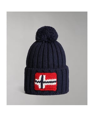 Accessories Napapijri Semiury Bobble Hat in Navy