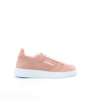 Lyle & Scott McMahon II roze suède leren veterschoenen voor heren FW1200 Z873