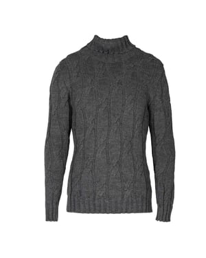 Xagon Man Pullover Turtleneck Herr Grå