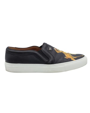 Givenchy Bambi Skate Sneakers i svart läder