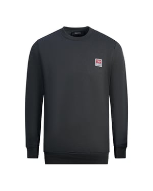 Diesel Patch Logo Black Sweatshirt