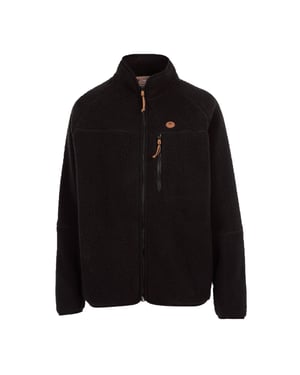 Trespass Dames/Dames Quake Leren Biezen Fleece Jas (Zwart)