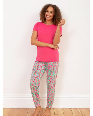 Kite Clothing Lyme Cuffed Loungers Petal Perfume