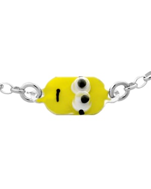 Orphelia 'Minion' Kinderarmband van 925 Sterling Zilver - Zilver ZA-7135