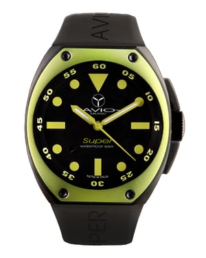 Avio Milano Mens Super Black Watch