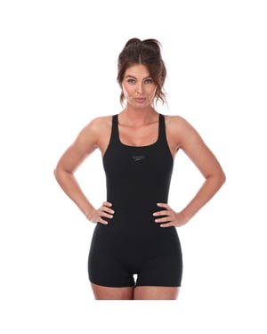 Speedo Eco Endurance+ Legsuit badpak voor dames, zwart
