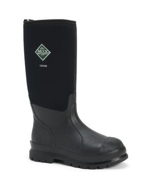 Muck Boots Chore Classic Hi Zwarte Regenlaarzen