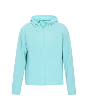Mo Fleece jas Heren turkoois