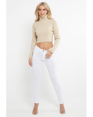 MYT Ladies Skinny Super Stretch Chinos White