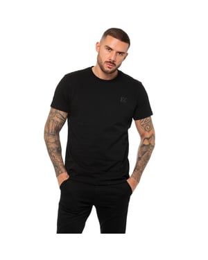 Enzo | Mens Crew Neck T-Shirt - Black