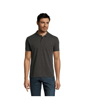 SOLS Heren Perfect Heather Poloshirt (Houtskoolmelange)