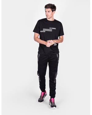 Les Hommes T-shirt Contemporary Herr Svart