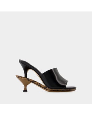 Les Doubles Mules Sandaler - Jacquemus - Läder - Svart