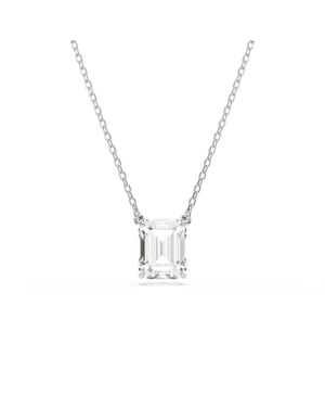 Swarovski 'Stilla' Dames Basismetalen Ketting - Zilver 5693405
