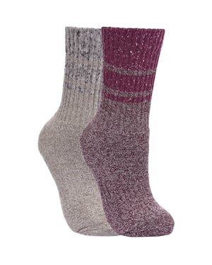 Trespass Womens/Ladies Hadley Hiking Boot Socks (2 Pairs)