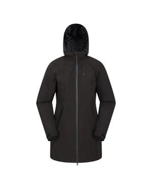 Mountain Warehouse Dames/Dames Hilltop II Waterdichte Jas (Zwart)