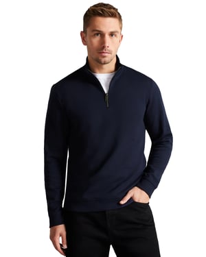 Ted Baker | Mens Half Zip Funnel Neck Sweat - Antram