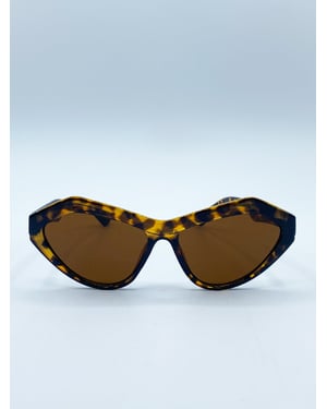 Angular Sunglasses in Tortoiseshell