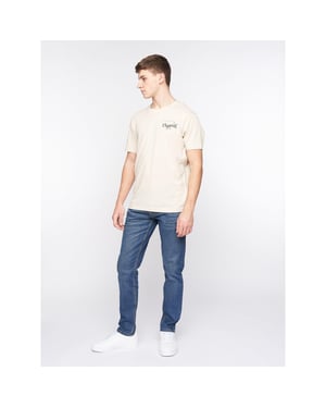 Crosshatch Heren Arles Slim Jeans (Stone Wash)
