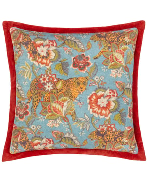 Wylder Jawai Printed Velvet Cushion Cover