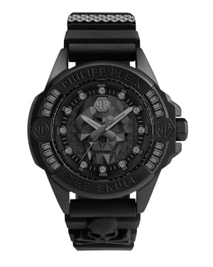 Philipp Plein The $kull Genderless Unisex's Black Watch PWNAA0322