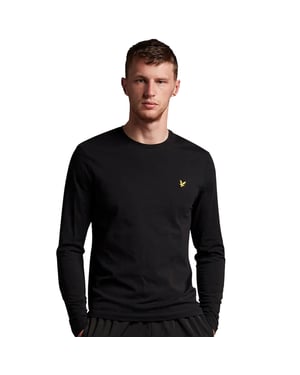 Lyle & Scott Gewoon T-shirt met lange mouwen in Zwart