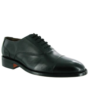 Amblers Men's James Leather Soled Oxford Shoe Black