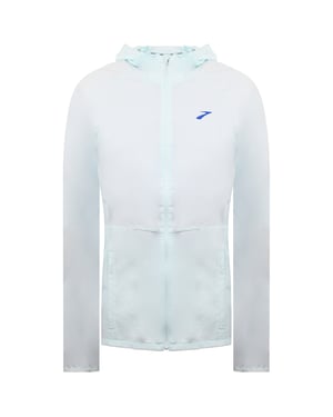 Brooks Canopy Womens Light Blue Running Jacket