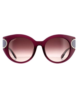 Salvatore Ferragamo zonnebril SF840SA 500 Violet Brown Wine Gradiënt