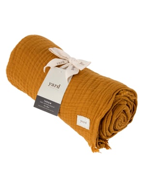 Yard Lark Crinkle Cotton Fringed Throw