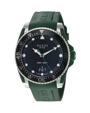 Gucci YA136310 Dive Black Dial Men's Watch