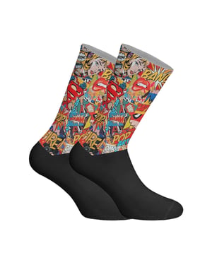 Unisex Elastic Printed Long Socks