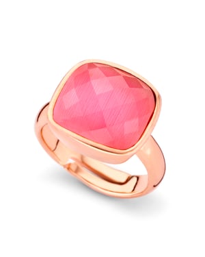 Orphelia Dames 925 Sterling Zilveren Ring - Roze ZR-7198/PI