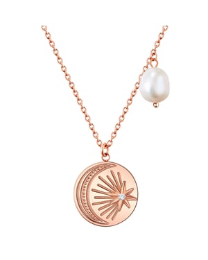 Valero Pearls Female Stainless steel Necklace