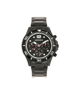 Breed Pegasus armbandhorloge met dag/datum