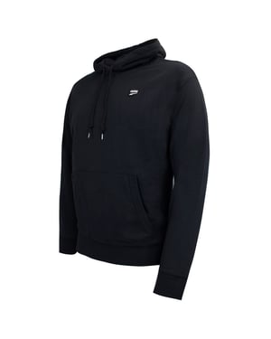 Puma Downtown Pull Over Hoody Black Mens Hooded Jumper 596002 01