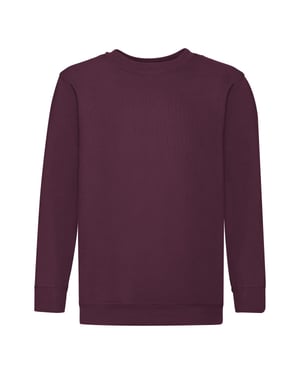 Fruit of the Loom Barn/Kids Premium Set-in Sweatshirt (Bourgogne)