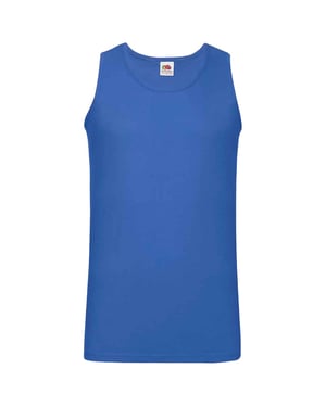 Fruit of the Loom Unisex Adult Valueweight Athletic Tank Top (Koningsblauw)