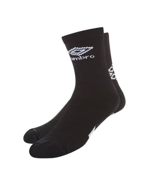 Umbro Heren Protex Gripped Enkelsokken (Zwart)