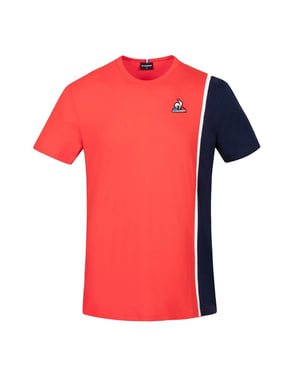 T-shirt Le Coq Sportif Essential voor heren, tweekleurig