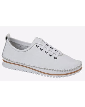 Mod Comfys Nevaeh Flexi Lace Leather Womens Shoes