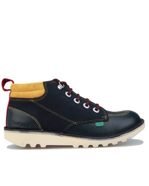 Kickers Junior Kick Hi winterlaarzen in marine voor jongens
