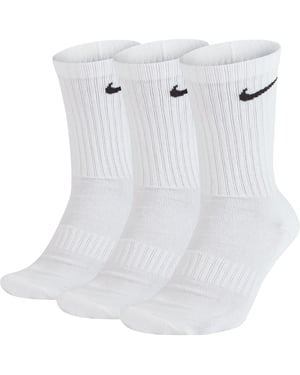 Nike Everyday Cushion Crew Training Socks (3 Pairs) in White
