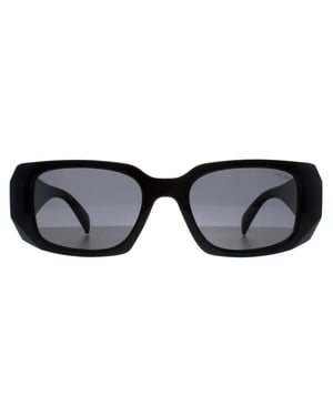 Atum Rectangle Womens Shiny Black Smoke Grey Nyx